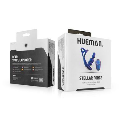 Анальний вібратор з ерекційним кільцем Hueman - Stellar Force Anal Beads with Cockring SX3894 фото