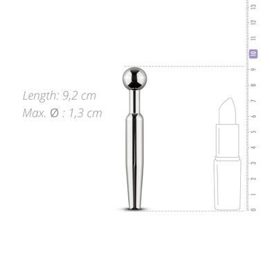 Порожнинний уретральний стимулятор Sinner Gear Unbendable &ndash; Hollow Penis Plug, довжина 7,5см, діамет SO4582 фото