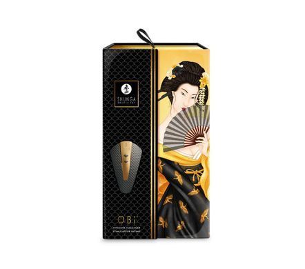 Кліторальний вібратор Shunga Obi Black SO6899 фото