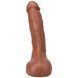 Фалоімітатор, що кінчає Doc Johnson The Realistic Cock ULTRASKYN - Squirting 9,5 Inch Caramel SX4471 фото 4