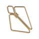 Затискачі для сосків LOCKINK Minimalism Nipple Clamps, золотисті SX0850 фото 5