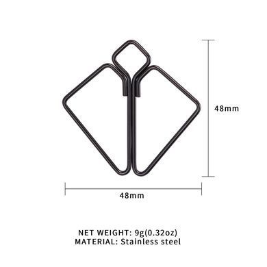Затискачі для сосків LOCKINK Minimalism Nipple Clamps, сріблясті SX0851 фото
