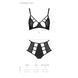 Комплект з екошкіри: бюстгальтер та трусики з перфорацією Tamaris Set black S/M &mdash; Passion SO5797 фото 5