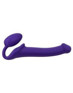 Безремінний страпон Strap-On-Me Violet M, повністю регульований, діаметр 3,3см SO2707 фото
