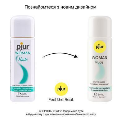 Змазка на водній основі pjur Woman Nude 30 мл без консервантів, парабенів, гліцерину PJ11850 фото