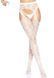 Leg Avenue Heart net suspender hose OS White SO7910 фото 5