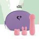 Міні-вібратор FeelzToys Mister Bunny Pink з двома насадками SO4437 фото 4