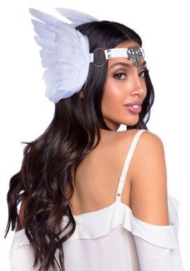 Leg Avenue Feather headband White SO8013 фото