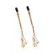 Затискач для сосків Art of Sex - Nipple Clamps Golden Clover SO9844 фото 1