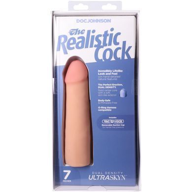 Фалоімітатор Doc Johnson The Realistic Cock ULTRASKYN - 7 Inch Vanilla SX4476 фото