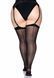 Leg Avenue Sheer backseam stockings + PLUS SI Black SO7912 фото 3