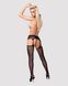 Obsessive Garter stockings S307 black S/M/L SO7270 фото 4