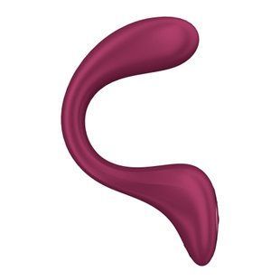 Вагінально-кліторальний вібратор Satisfyer G for Goddess 2 Wine Red, 2 мотори SX3260 фото