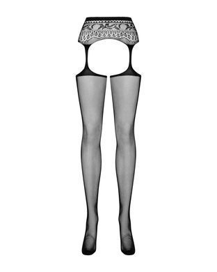 Obsessive Garter stockings S307 black XL/XXL SO7271 фото