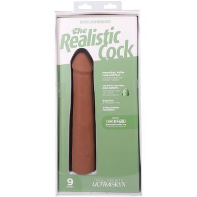 Фалоімітатор Doc Johnson The Realistic Cock ULTRASKYN - 9 Inch Caramel SX4477 фото