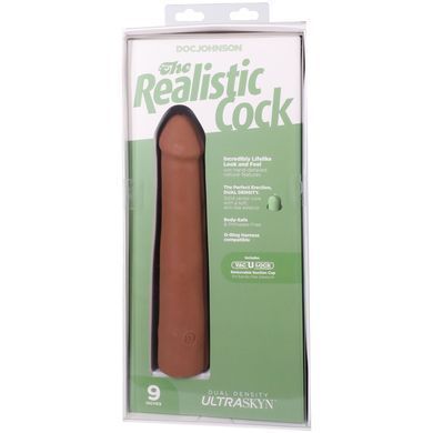 Фалоімітатор Doc Johnson The Realistic Cock ULTRASKYN - 9 Inch Caramel SX4477 фото