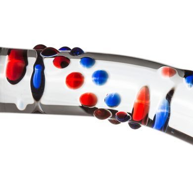 Скляний ділдо з вигинами і малюнком Gildo Glass Dildo No. 3 SO4414 фото