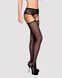 Obsessive Garter stockings S307 black XL/XXL SO7271 фото 1