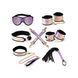 Набір Liebe Seele Pink G lossy 7pcs Bondage Kit, фіксатори, нашийник з повідцем, кляп, флогер, маска SO9507 фото 1