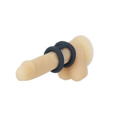 Подвійне ерекційне кільце LUX Active &ndash; Tug &ndash; Versatile Silicone Cock Ring SO5574 фото