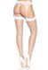 Leg Avenue Fence Net Thigh Highs OS White SO7988 фото 4