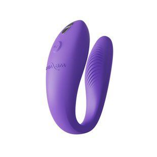 Смарт-вібратор для пар We-Vibe Sync GO Light Purple, тревел-кейс SX0527 фото