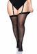 Leg Avenue Sheer Stockings + PLUS SI Black SO7914 фото 2