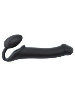 Безремінний страпон Strap-On-Me Black L, повністю регульований, діаметр 3,7см SO2712 фото