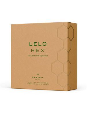 Презервативи LELO HEX Condoms Organic 36 Pack, тонкі та суперміцні SX3045 фото
