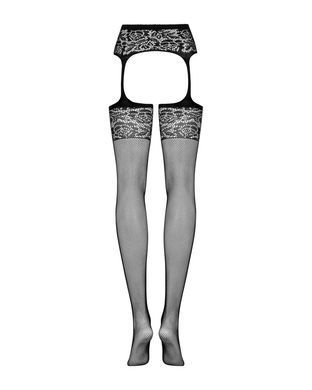 Obsessive Garter stockings S500 black S/M/L SO7273 фото