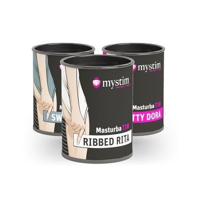 Мастурбатор-яйце Mystim MasturbaTIN Ribbed Rita SO2968 фото