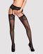 Obsessive Garter stockings S500 black S/M/L SO7273 фото 1
