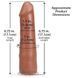 Фалоімітатор Doc Johnson The Realistic Cock ULTRASKYN - 7 Inch Caramel SX4480 фото 5