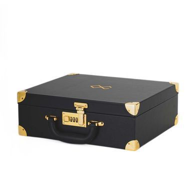 БДСМ-набір LOCKINK Moonlight Treasure Chest, коричневий, натуральна шкіра SX0860 фото