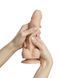 Реалістичний фалоімітатор Strap-On-Me Sliding Skin Realistic Dildo Vanille - L, ефект рухливої шкіри SO6261 фото 2