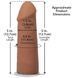 Фалоімітатор Doc Johnson The Realistic Cock ULTRASKYN - 5 Inch Caramel SX4481 фото 5