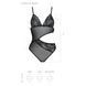 Боді з ажурним ліфом Christa Body black XXL/XXXL &mdash; Passion SO5755 фото 4