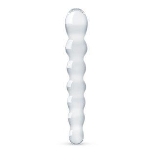 Скляний ділдо у вигляді намистин Gildo Glass Dildo No. 19 SO4419 фото