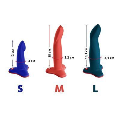 Фалоімітатор Fun Factory LIMBA FLEX L, колір морської хвилі, гнучкий, з ефектом пам&rsquo;яті, підходить для точки G SX0996 фото
