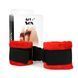 Наручники Art of Sex - Handcuffs Soft Touch Червоні SO8497 фото 3