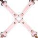 Хрестовина Liebe Seele White & Pink Leather Hogtie SX2830 фото 3