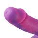 Фалоімітатор 8.2&Prime; з вібрацією для секс-машин Hismith Purple Silicone Dildo with Vibe, знімний конект SO6212 фото 6