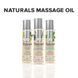 Масажна олія System JO - Naturals Massage Oil - Lavender & Vanilla з натуральними ефірними оліями (1 SO6165 фото 5