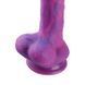Фалоімітатор 8.2&Prime; з вібрацією для секс-машин Hismith Purple Silicone Dildo with Vibe, знімний конект SO6212 фото 5
