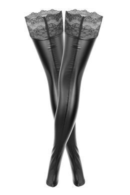 Панчохи з мокрим ефектом Noir Handmade F135 Powerwetlook stockings, XXL, без мисків SX0021 фото