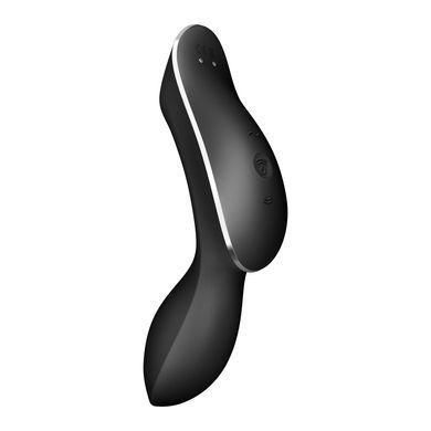 Вакуумний стимулятор з вібрацією Satisfyer Curvy Trinity 2 Black SO6085 фото