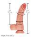 Фалоімітатор для секс-машин Hismith 8.25" Dual-density dildo with veins, система KlicLok SX4010 фото 5