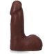 Фалоімітатор Doc Johnson The Realistic Cock ULTRASKYN - 5 Inch with Balls Chocolate SX4483 фото 1