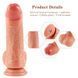 Фалоімітатор для секс-машин Hismith 8.25" Dual-density dildo with veins, система KlicLok SX4010 фото 6