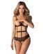 Боді Obsessive Euridia crotchless teddy XL/2XL SX3576 фото 1